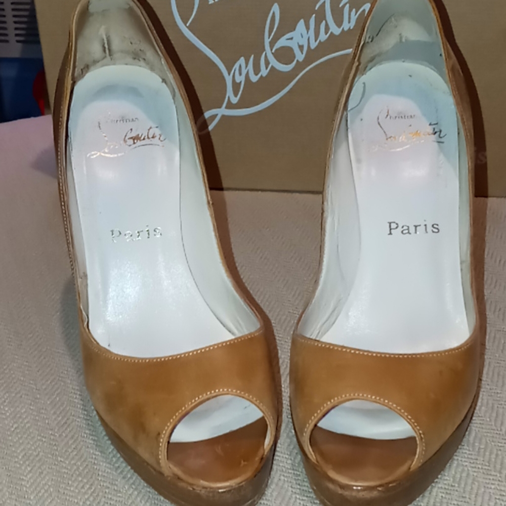 Christian Louiboutin peep toes